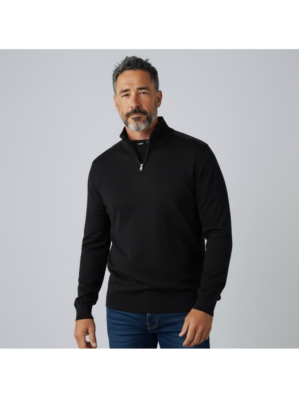 Hugo Boss "Sondrio" Regular Fit Quarter Zip Pullover Men's XL Corpcore Techcore